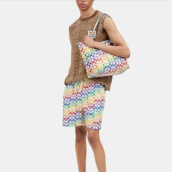 LN – City Tote in “Rainbow” Canvas — Coach - Picture 5 of 5